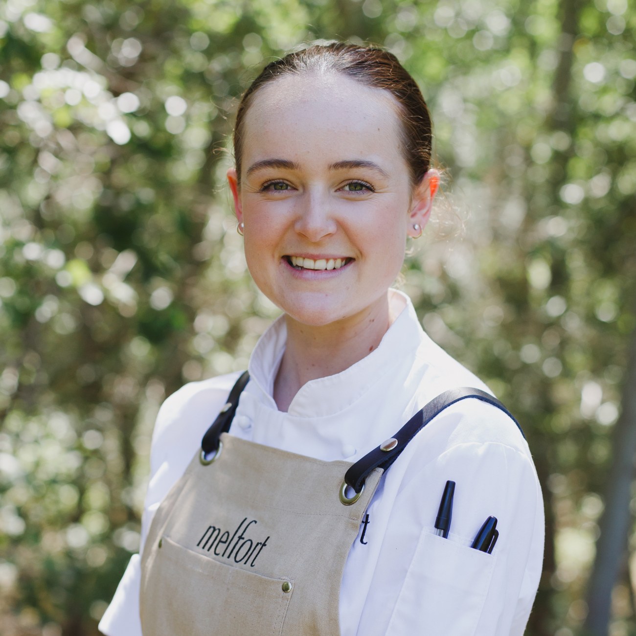 Tasmin Reed, Melfort’s owner and head chef, in the garden